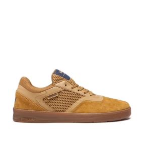 Tenis Bajos Supra SAINT Hombre Bronceado/goma (MX-99547)